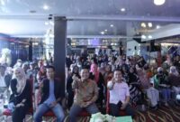 Anggota DPRD Kaltim Sapto Setyo Pramono saat melakukan Sosper di Gedung Suzhioda, Jalan Juanda.