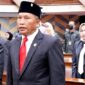 Ketua DPRD Kota Samarinda, Sugiono (tengah) menghadiri HUT Kaltim. (Foto: Istimewa)