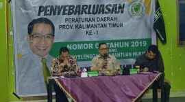 Sarkowi V. Zahry tengah memulai sosialisasi bantuan hukum kepada masyarakat (istimewa)