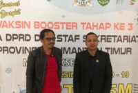 Wakil Ketua Pansus Investigasi Pertambangan, M. Udin didampingi Anggota Pansus, Marthinus. (Foto: InfoNusa.co/ARF)