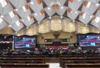 Potret Suasana Rapat Paripurna ke-10 DPRD Kaltim. (Foto: InfoNusa.co/ARF)