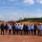 Komisi III DPRD Kaltim meninjau proses pengerjaan jalan di Kabupaten Kutai Timur yang dikerjakan okeh PT GAM.
