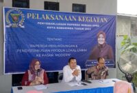 Suasana Sosraperda Tentang Perilundungan & Pendistribusian Produk Lokal UMKM ke Pasar Modern oleh Anggota Pansus II, Novi Marinda Putri (Foto : W4N/Infonusa.co)