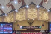 Suasana Rapat Paripurna DPRD Kaltim ke-12 Masa (Foto: infonusa.co/ARF/HO)ARF/Infonusa.co)