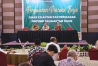 Potret agenda penyusunan Rencana Kerja Dinas Kelautan dan Perikanan Kaltim. ((Foto: infonusa.co/ARF/HO))