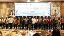 Wakil Ketua DPRD Kaltim, Muhammad Samsun saat menghadiri agenda Mubes IV LADK-KT dan KDK-KT. (Foto: infonusa.co/ARF/HO)