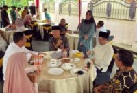 Suasana acara halalbihalal di kediaman Seno Aji, Rumah Jabatan Wakil DPRD Kaltim. (Foto: infonusa.co/ARF/HO)