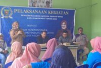 Suasana sosraperda tentang tentang Perlindungan dan Pendistribusian Produk Lokal dan UMKM ke pasar Modern oleh Anggota Komisi II DPRD Kota Samarinda, Novi Marinda Putri 