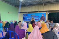 Suasana gelaran Reses oleh Anggota Komisi II Dewan Perwakilan Rakyat Daerah Kota Samarinda, Novi Marinda Putri di Kelurahan Lok Bahu Kecamatan Sungai Kunjang 