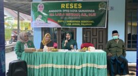 Suasana gelaran reses Anggota Komisi II Dewan Perwakilan Rakyat Daerah Kota Samarinda, Laila Fatihah di Kelurahan Rawa Makmur, Kecamatan Palaran