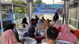 Suasana gelaran reses Anggota Dewan Perwakilan Rakyat Daerah Kota Samarinda, Novi Marinda Putri