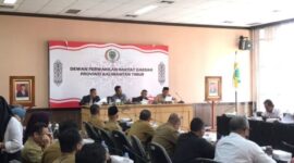Suasana Rapat Dengar Pendapat yang digelar Komisi I DPRD Kaltim. (Foto: infonusa.co/ARF)

