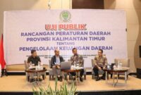 Agenda Uji Publik Ranperda Pengelolaan Keuangan Daerah. (Foto: infonusa.co/ARF/HO)