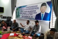 Wakil Ketua DPRD Provinsi Kalimantan Timur, Sigit Wibowo melaksanakan kegiatan reses dalam Masa Sidang II tahun 2023 di RT 8 Kelurahan Kariangau, Balikpapan Barat (Foto: ist)
