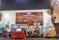 Suasana diskusi publik dengan tema “Persiapan Generasi Milenial dalam Mengantisipasi Isu SARA dan Hoaks Menyambut Tahun Politik 2024.” Oleh Dewan Pimpinan Wilayah Kesatuan Mahasiswa Indonesia (DPW Kesmi) Kaltim (foto:ist)