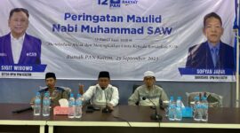 Sambutan Ketua DPW PAN Kaltim,Sigit Wibowo Dalam Peringatan Maulid Nabi Muhammad SAW (foto:ist)