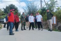 Wakil bupati kukar Rendi Solihin saat tinjauan lapangan (istimewa)