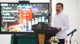 Kejaksan Agung, ST Burhanuddin saat memberikan arahan di Kejaksaan Tinggi Kalimantan Timur (foto: ist)