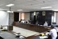 Foto: Suasana Rapat Kerja Komisi II DPRD Kaltim bersama BKAD Kaltim.