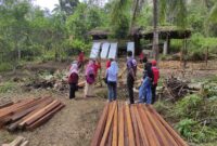 foto : Kegiatan Padat Karya yang diselenggarakan oleh Distranaker Kukar