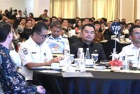 Foto : Ketua DPRD Kaltim,Hasanuddin Mas’ud, saat menghadiri acara ALKI II Zone Investment Forum 2023 di Balikpapan