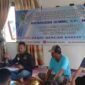 Foto: Ketua Komisi I DPRD Kaltim, Baharuddin Demmu saat menggelar reses di Desa Tanjung Berukang.