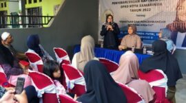 Foto: Suasana Sosper Anggota Komisi II Dewan Perwakilan Rakyat Daerah (DPRD) Samarinda, Novi Marinda Putri (foto: infonusa.co / HO)