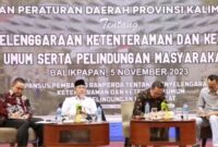 Foto : Uji publik terhadap Rancangan Peraturan Daerah (Ranperda) tentang penyelenggaraan ketentraman dan ketertiban umum serta perlindungan masyarakat