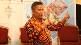 Suasana pelaksanaan kegiatan p Penguatan Panitia PPMHA. (Ft : ist) 