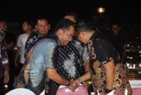 Foto : Ketua DPRD Kaltim, Hasanuddin Mas’ud (kiri), saat menghadiri undangan silaturrahim Pj Gubernur Kaltim, Akmal Malik, bersama Forkopimda, OPD Pemprov Kaltim, dan Bupati/Walikota se-Kaltim. 