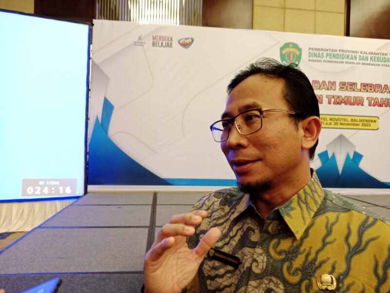 Kepala Dinas Pendidikan dan Kebudayaan (Disdikbud) Kaltim Muhammad Kurniawan.