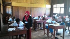 Ilustrasi pembelajaran siswa yang membutuhkan peningkatan sapras. (ist)