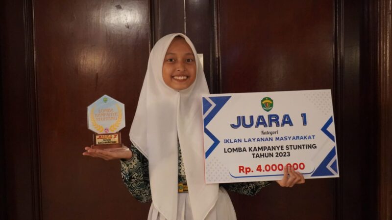 Juara satu lomba iklan masyarakat