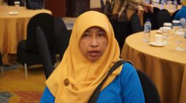 Ketua Tim Mulok, Dian. (ist)