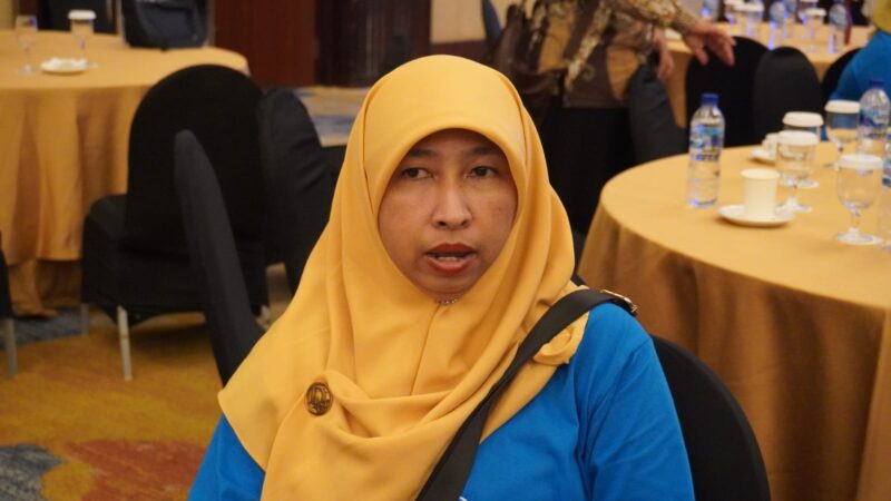 Ketua Tim Mulok, Dian. (ist)