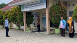 Sekretaris DPMPD Kaltim, Eka Kurniati pada Hari Pahlawan