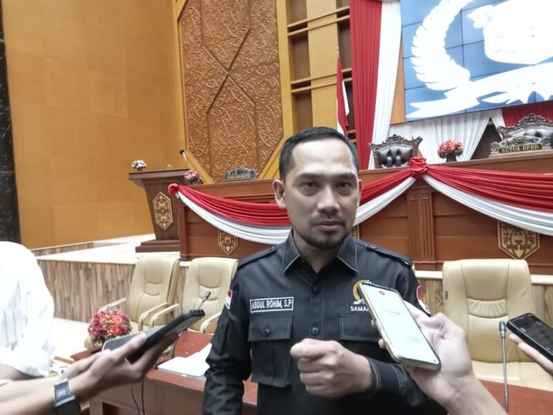 Anggota komisi III DPRD Kota Samarinda. Abdul Rohim 
