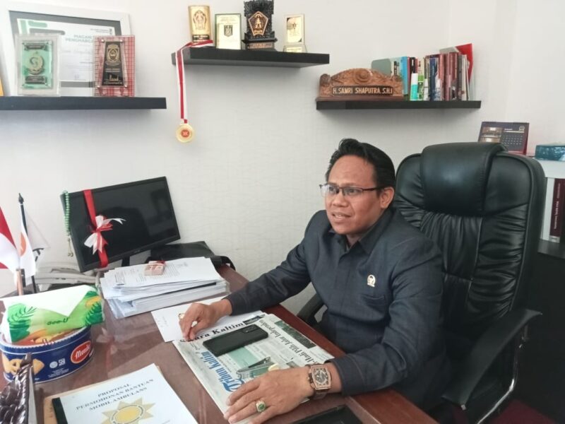 Wakil Ketua Komisi III DPRD Kota Samarinda, Samri Shaputra (Ikhsan/infonusa.co)