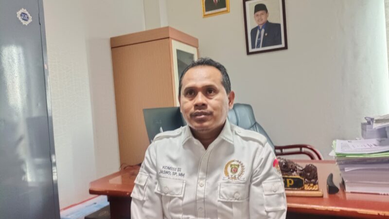 Anggota Komisi III DPRD Kota Samarinda, Jasno. (Ikhsan/Infonusa.co)