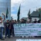 HMI Cabang Samarida gelar unjuk rasa di depan kantor Gubernur Kaltim (Ikshan/Infonusa.co)
