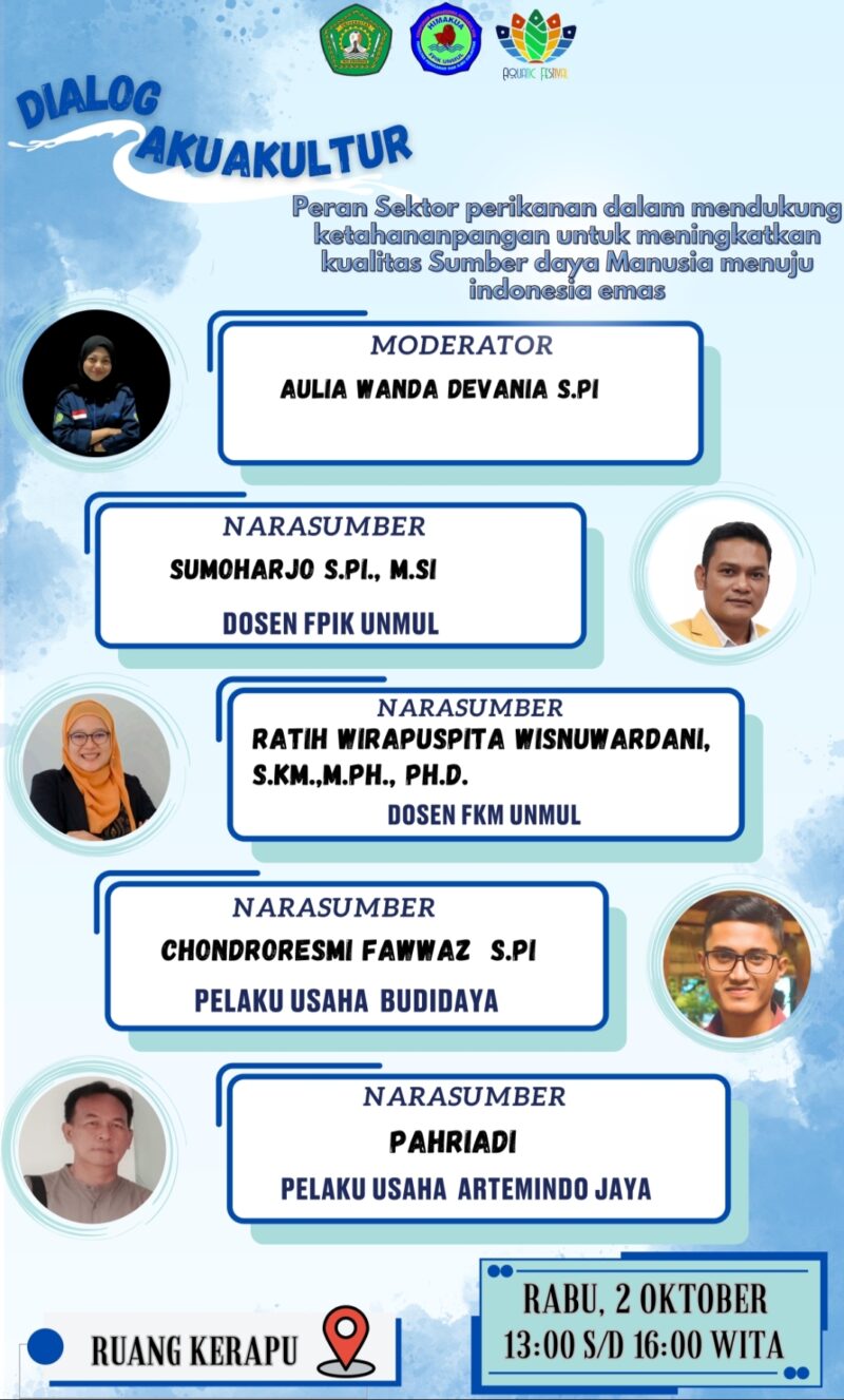 Flyer Dialog Akuakultur AFEST VII HIMAKUA FPIK UNMUL