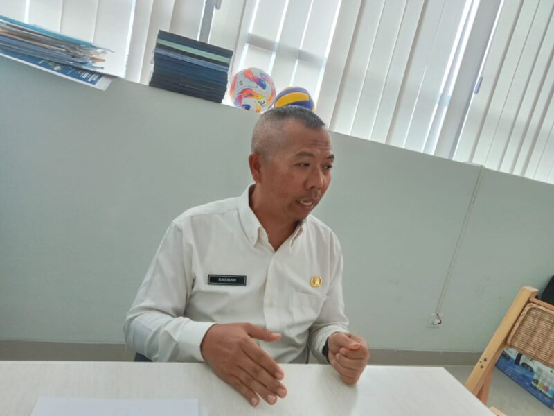 foto : Kepala Bidang Peningkatan Prestasi Olahraga, Rasman.