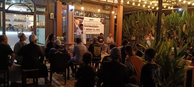 Anggota DPRD Kaltim, Arfan Gelar Reses