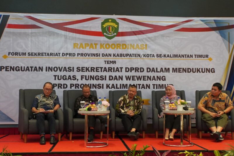 foto : Gelaran Rapat Koordinasi (Rakor) DPRD Kaltim. (Sekretariat Humas DPRD Kaltim)