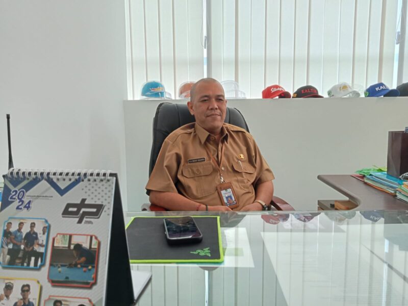 Kepala Bidang Pembudayaan Olahraga Dispora Kaltim, A.A. Bagus Saputra Sugiarta