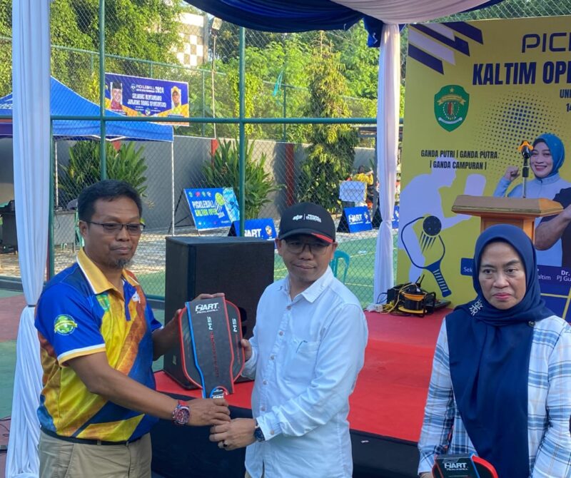 Pembukaan pertandingan Picklee Ball Kaltim Open 2024 Piala Gubernur Kaltim