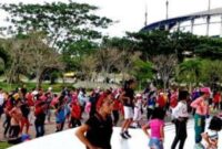 Kegiatan Senam Dispora Kaltim dan Masyarakat Umum (Ist)