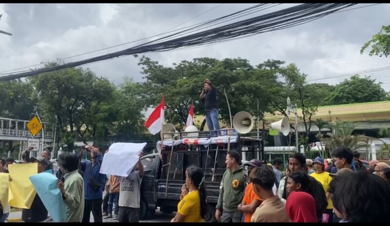 Masa Aksi Jamper Kaltim, di Garaha Pertamina, Jakarta