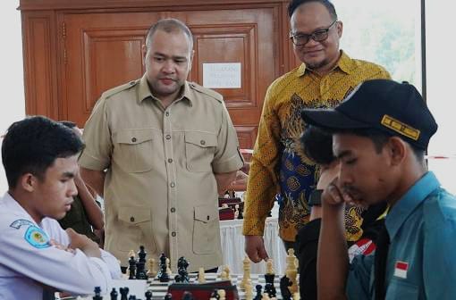 foto : Reza Menghadiri Pembukaan Turnamen Catur se Kabupaten Kukar. (ist)