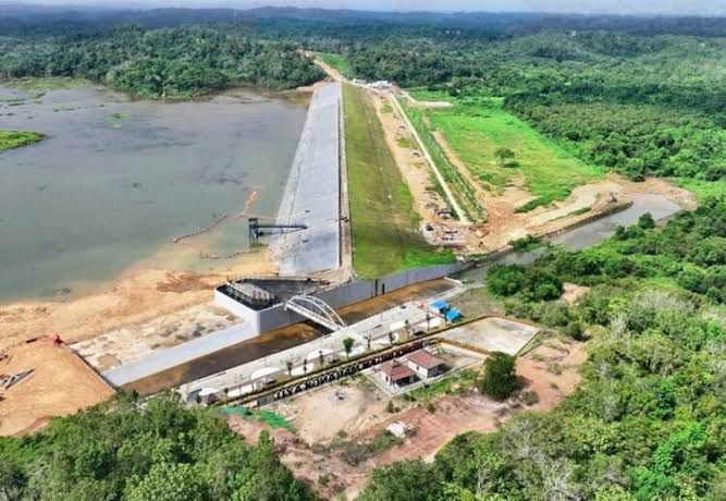 Foto Proyek Pembangunan di Marang Kayu (ist)